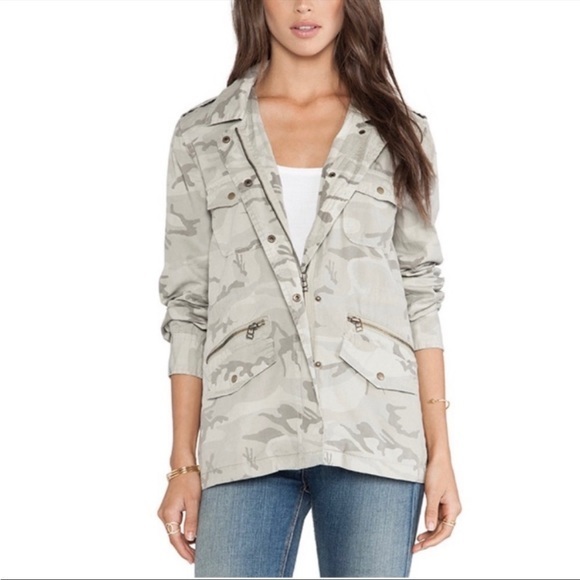 Velvet Graham & Spencer X Lily Aldridge Small Camo Jacket